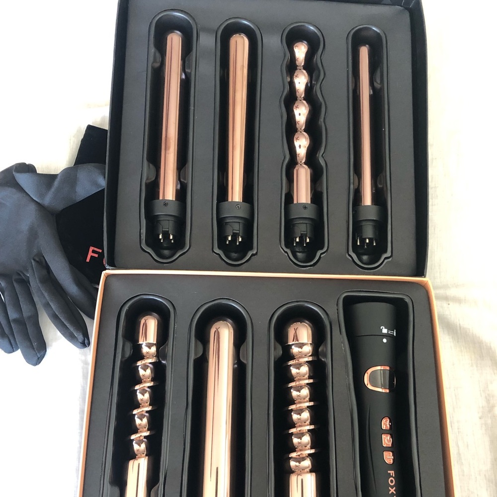 Foxybae curling wand set